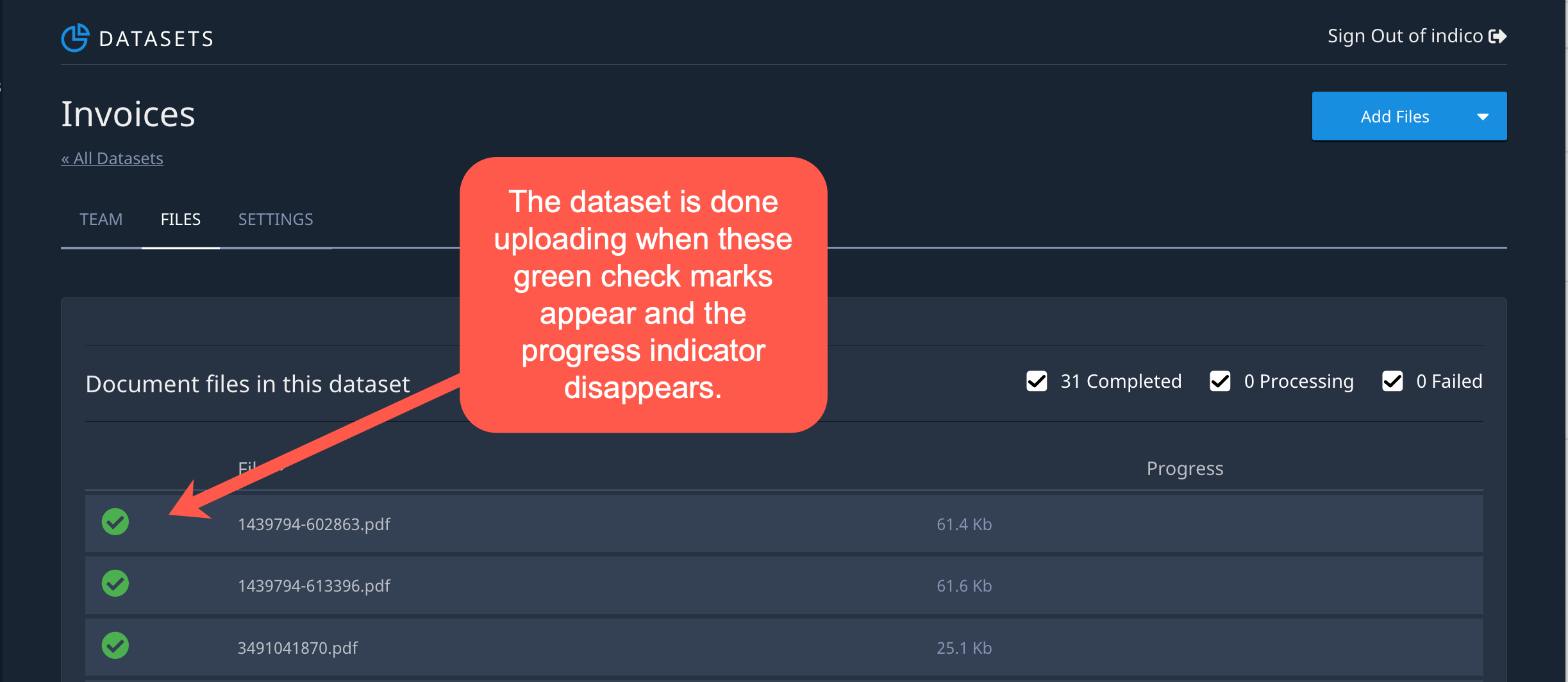 Dataset Intake Module Articles